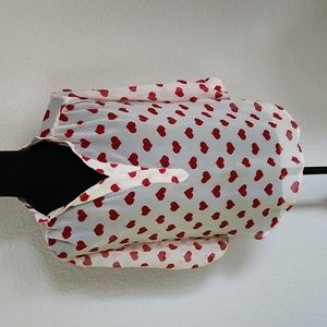 Women's heart blouse